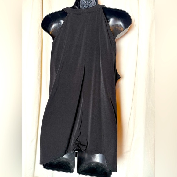 Banana Republic Sleeveless Layered Formal Blue Womens Sz XL Sheer & Sexy - Picture 3 of 4